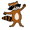 brown coon spin animation - 100x100 21K
